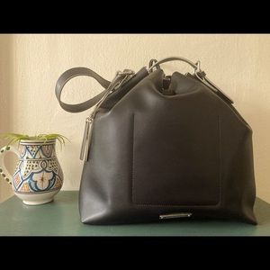 Black Vince Camuto Bucket Shoulder Bag
